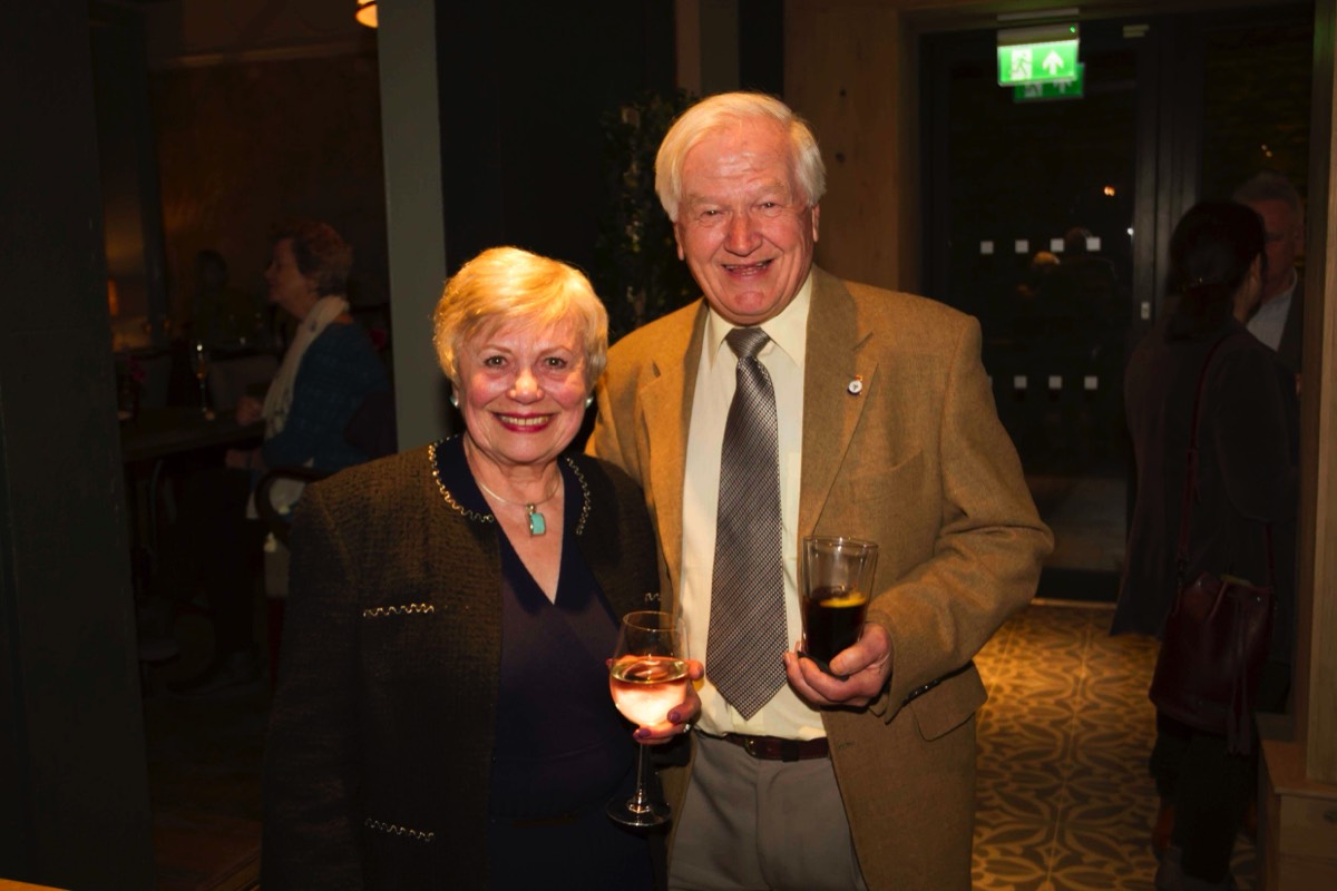 Parents of the owner of the Cherry Tree in Olney at the Opening Night
