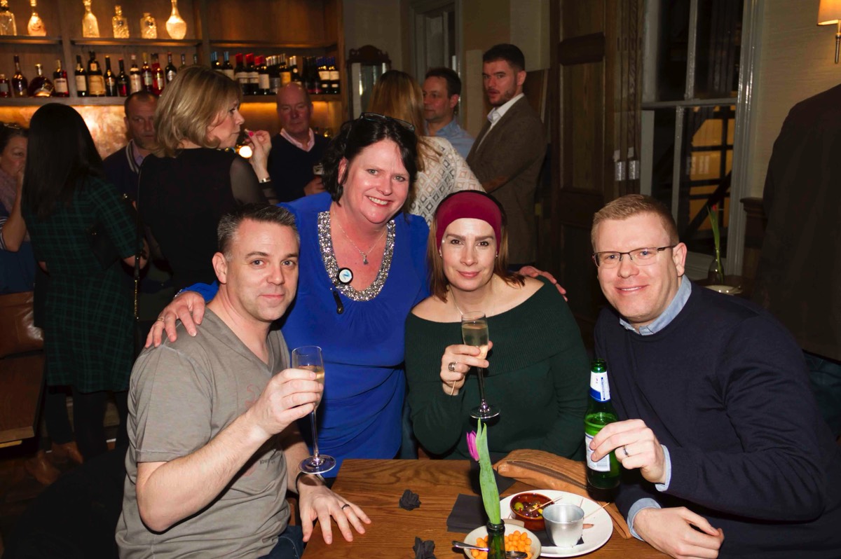 Sam McCullen and friends at the Cherry Tree