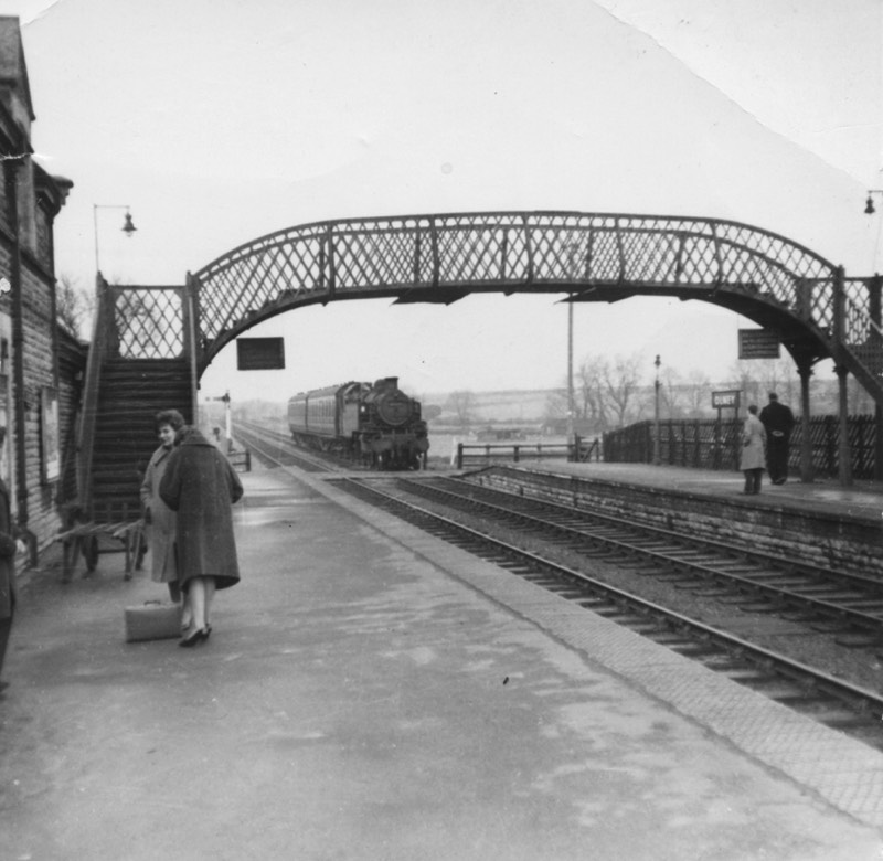 The Footbridge over Olney Railway Station