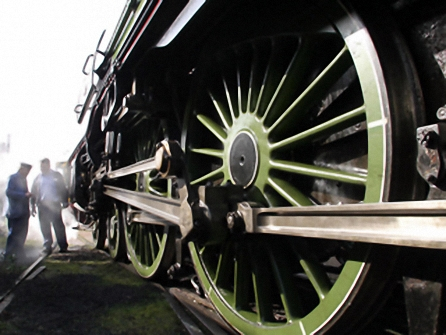 Steam Engine, Train, Wheels