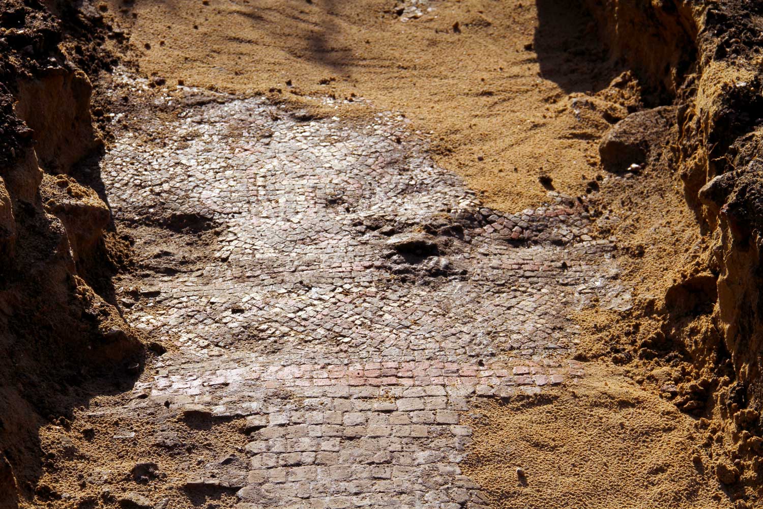 Images of the Roman Mosaic in Olney