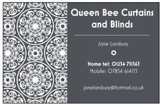 Queen Bee Curtains and Blind