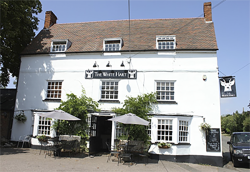 The White Hart pub in Sherington