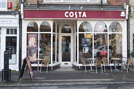 Costa Coffee Shop in Olney