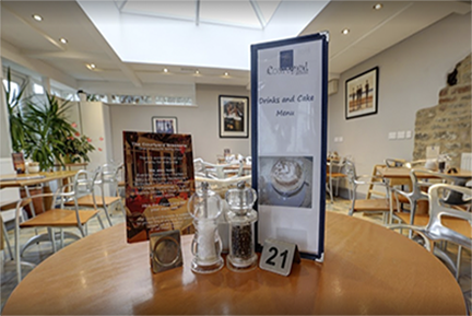 Couryard Brasserie in Rose Court, Olney