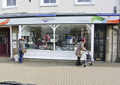 Age UK on the High Street in Olney