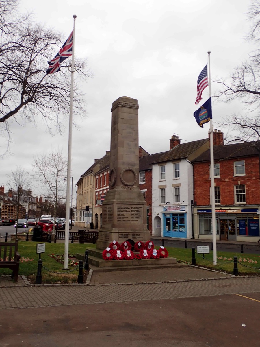 Olney War Memorial in the Market Place